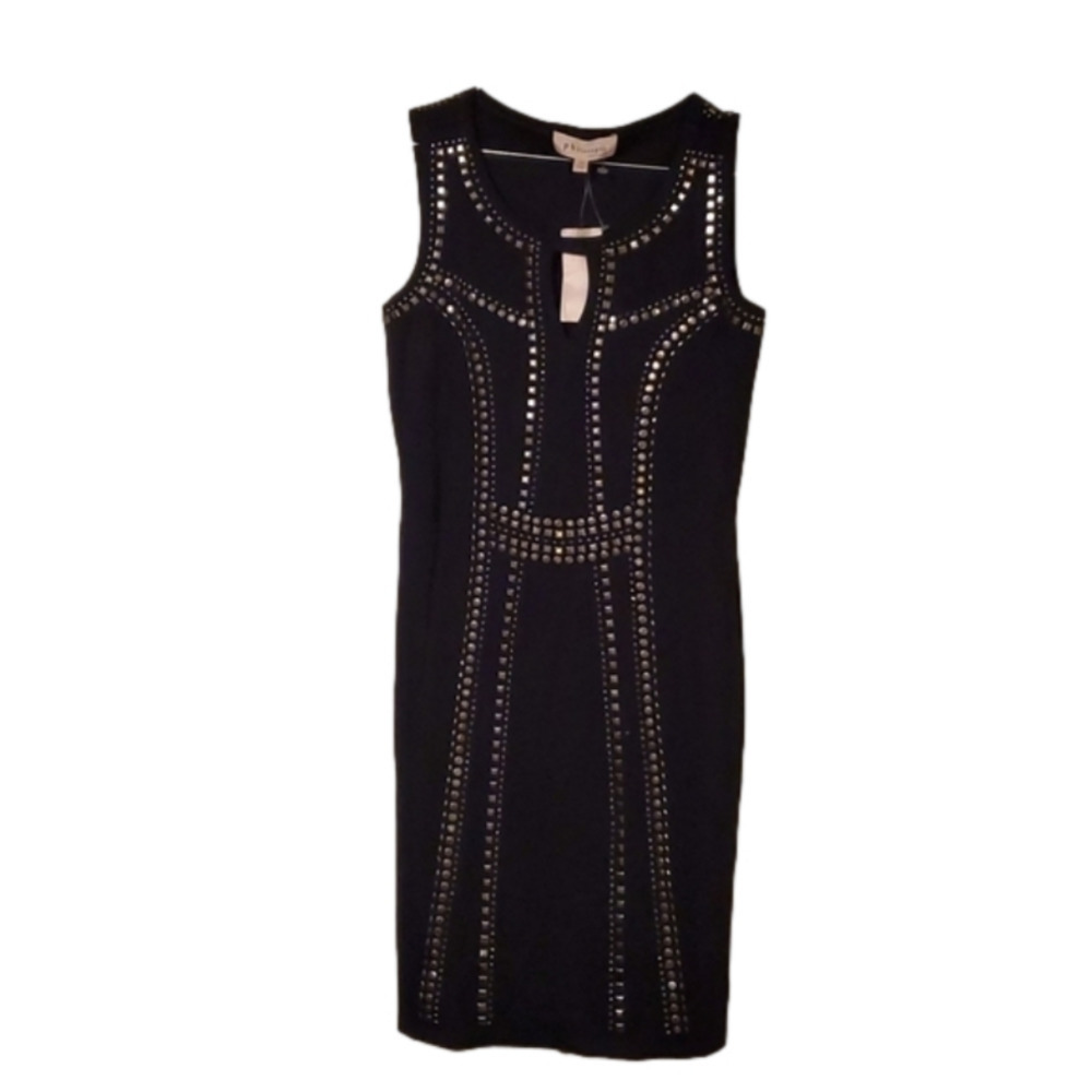 PHILOSOPHY Studded Little Black Dress New Size XS